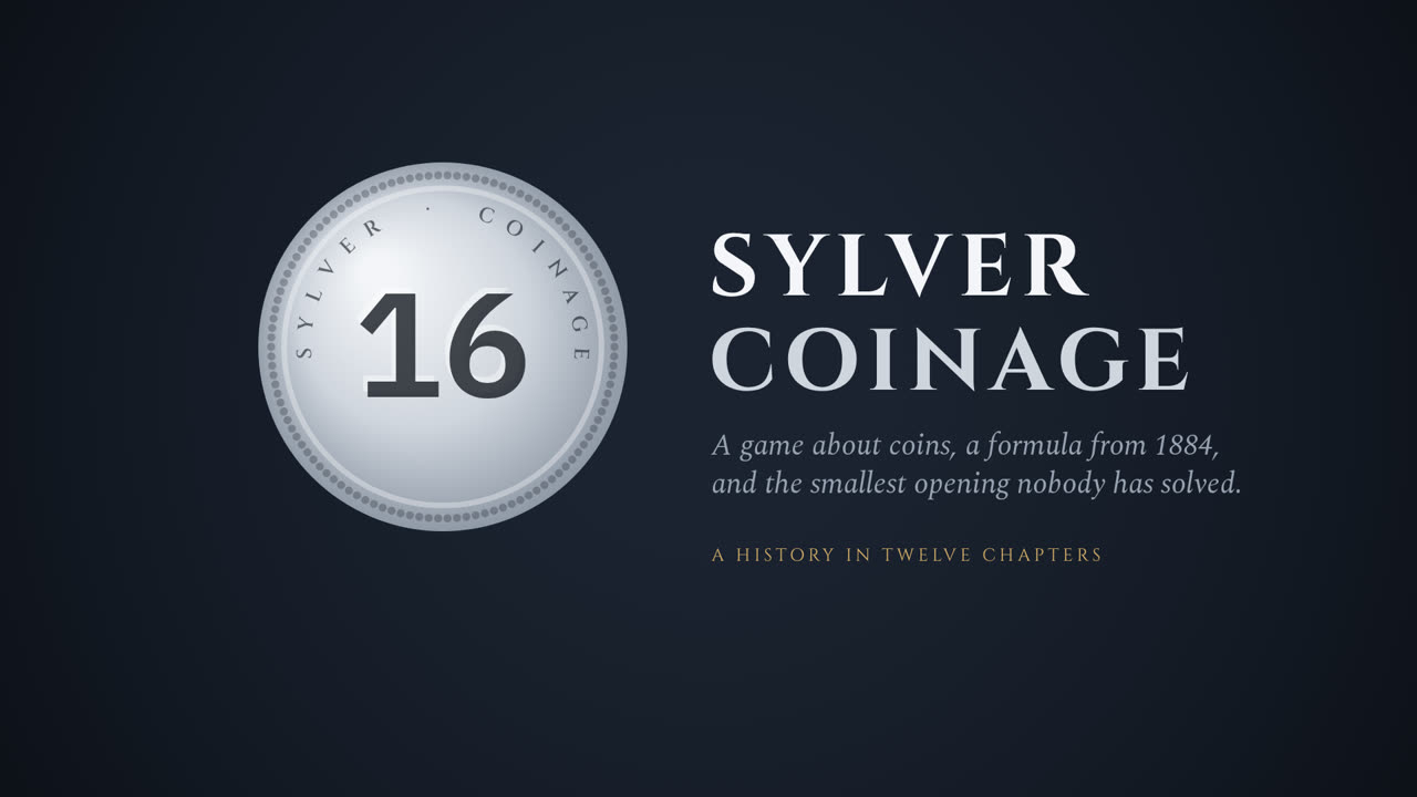 The Sylver Coinage Story: title frame of the animated history